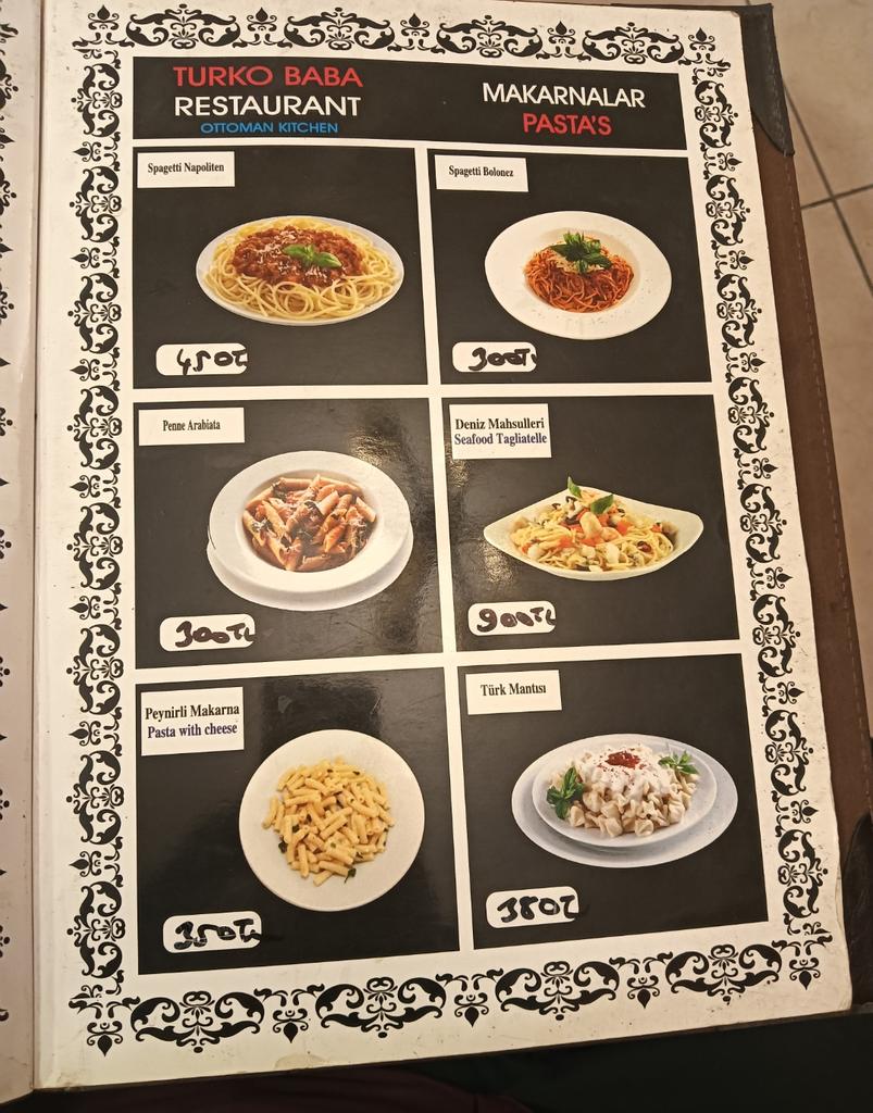24ad0O18's tweet photo. トルコの物価。
ローカルのレストランとか選べば
日本よりも物価安いと思う🤔
観光客むけのレストランで、
パスタ一杯1500円程度ってどうかしら。 https://t.co/aXqXTroWY0