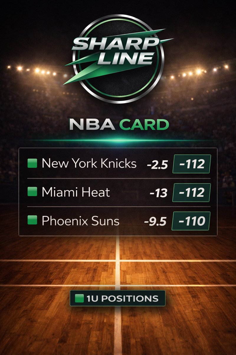 TheSharpLine's tweet photo. My NHL &amp; NBA Slate for Today 🔥  
When we see stats like this, we create an edge that the price is misidentifying. Lets make some mula.

#SportsBetting https://t.co/bPIgOxx42b
