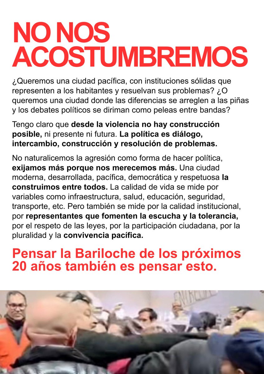 No nos acostumbremos.