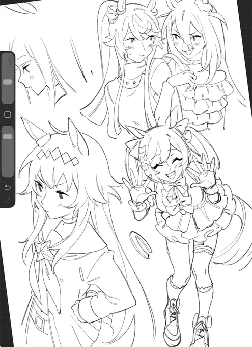 sketches #umamusume 