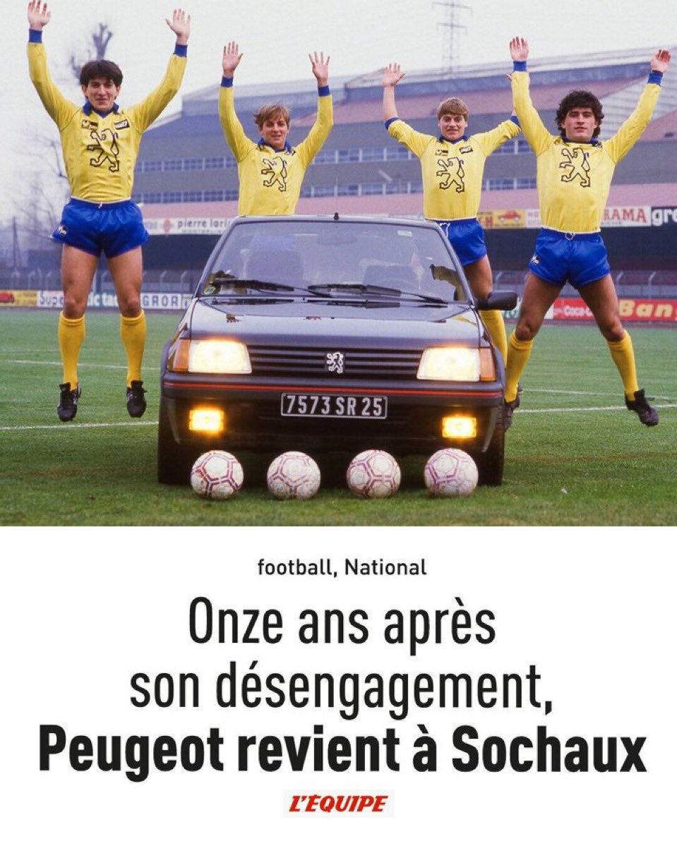 Esprit_FCSM's tweet photo. Après ce réengagement de Peugeot avec le club, cela signifie beaucoup, les 100 ans avec Peugeot, une éventuelle montée, le monde que cela va sûrement ramener… 💛💙

À souligner le travail réalisé en interne par Mr Calvez, Mr Nardis et toute son équipe.

SOCHAUX C’EST NOUS !!!🦁 https://t.co/qUprWnH122