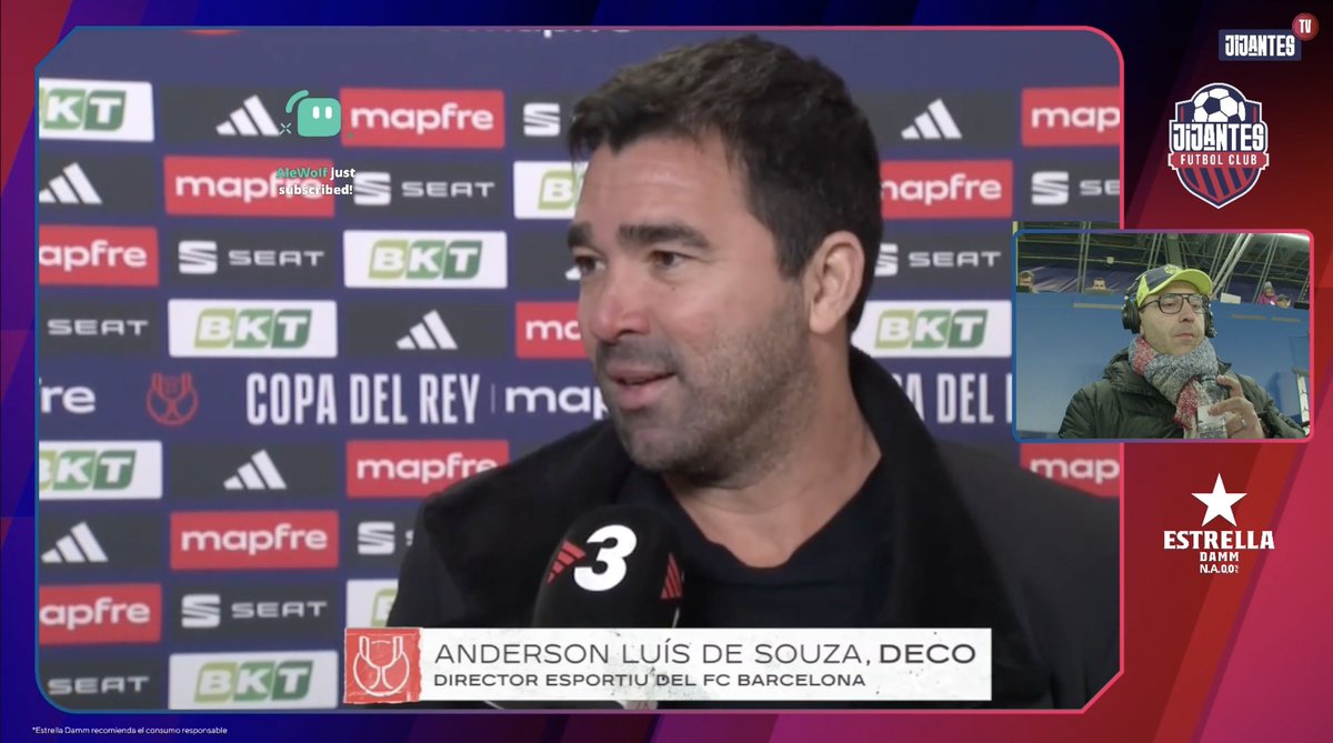 JijantesFC's tweet photo. 📺 DIRECTO @JijantesFC

Deco: "Remontar un 4-0 no era nada fácil. Por eso allí nos quejamos del arbitraje. Ahora estaríamos en la prórroga. Felicitamos al Atlético por llegar a la final."

🔗 https://t.co/OGW0AKAWMl https://t.co/ChqjgmBTHL