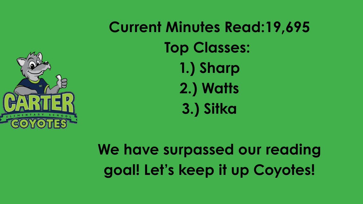 Carter Elementary tweet media