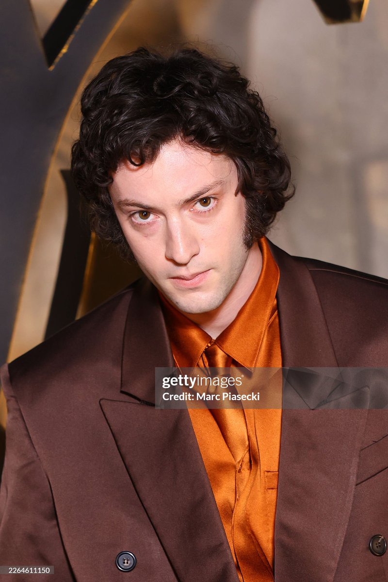 Dominic Sessa at the Saint Laurent fashion show as part of Paris Fashion Week🇫🇷