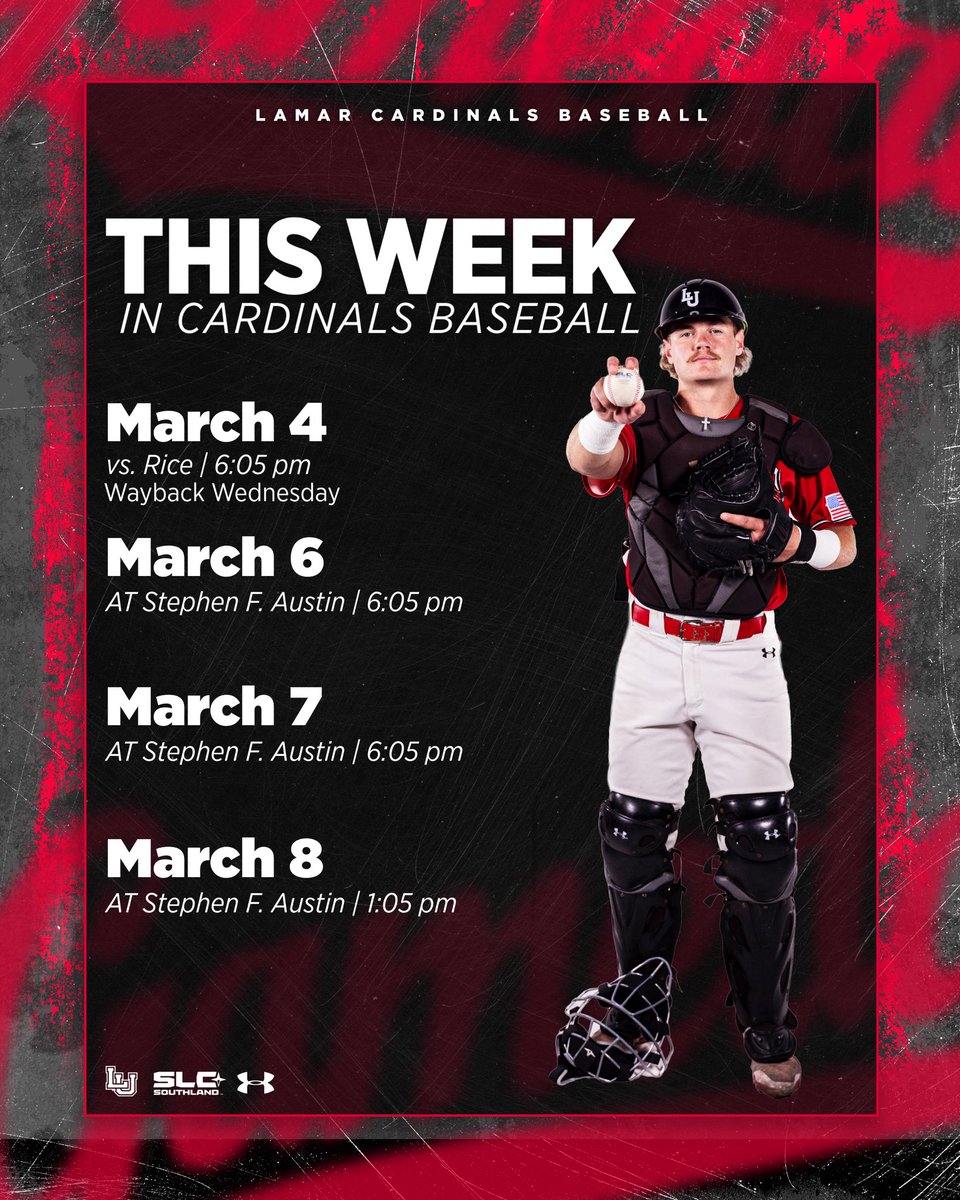 Lamar_Baseball's tweet image. Our weekly plans get started a day later this week.

#MoBetta | #PeckEmCards