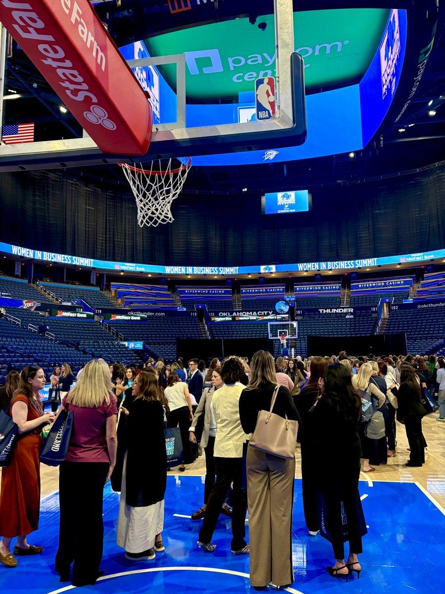 cyber_AF's tweet photo. Proud to attend the Oklahoma City Thunder Women in Business Summit! ⚡🏀
 
We always appreciate the opportunity to step outside the day-to-day and connect with professionals across industries, talking cybersecurity, IT, and how technology supports growing teams.
 
It was a great day of meeting inspiring women, learning from local leaders, and building meaningful connections within the OKC business community alongside @arrowforcemsp!