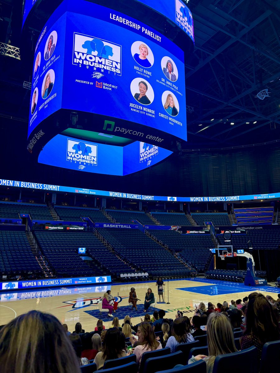 cyber_AF's tweet photo. Proud to attend the Oklahoma City Thunder Women in Business Summit! ⚡🏀
 
We always appreciate the opportunity to step outside the day-to-day and connect with professionals across industries, talking cybersecurity, IT, and how technology supports growing teams.
 
It was a great day of meeting inspiring women, learning from local leaders, and building meaningful connections within the OKC business community alongside @arrowforcemsp!