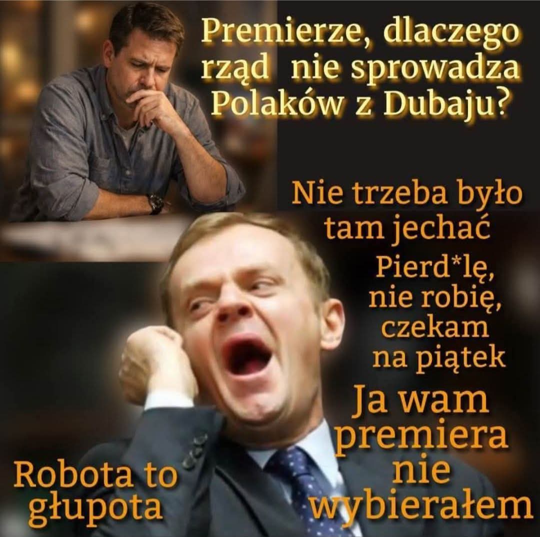 Większość to jego wyborcy ma ich w zadzie 🤣🤣🤣