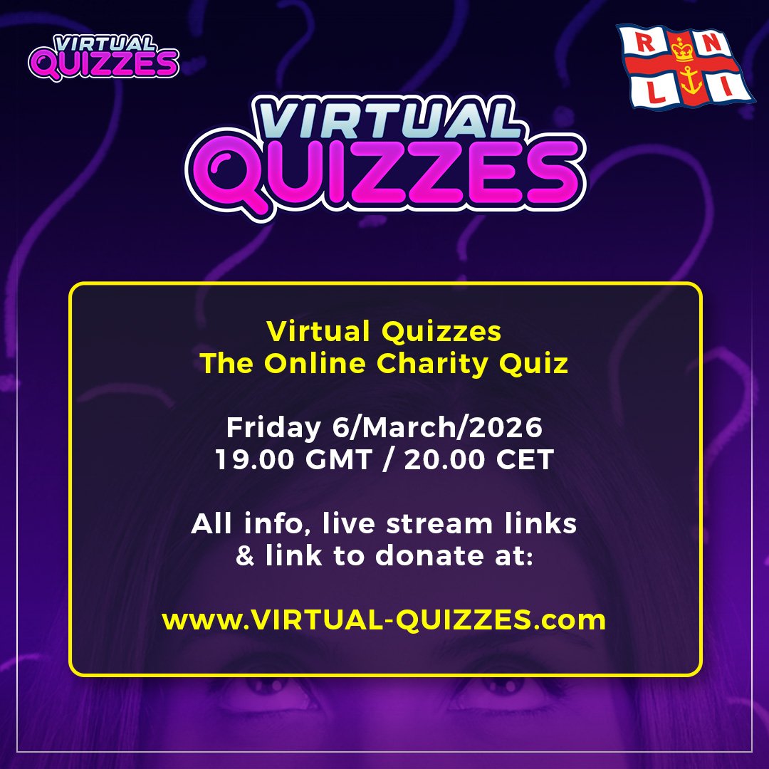 virtual_quizzes's tweet photo. Virtual Quizzes is back this Friday 6/Mar at 19.00 GMT / 20.00 CET!

Can you solve this month’s brainteaser and make the equation equal 219?

Reply with your answer - we’ll reveal it live on Friday.

This month we’re supporting the @RNLI! https://t.co/c59c45U0gZ
