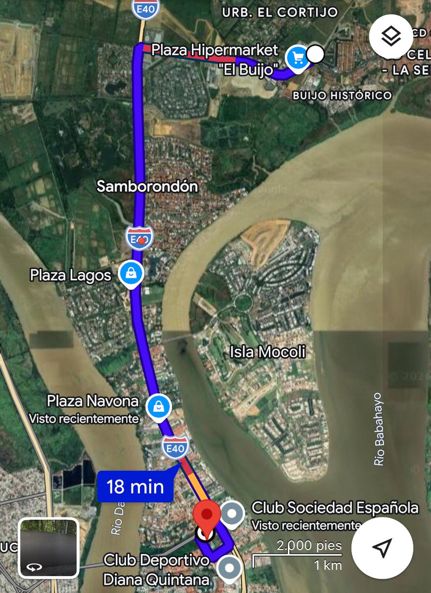 #ATVInforma |   

🚗 Si te diriges desde el Parque Bicentenario (Ciudad Celeste) hasta el km 4 de la Av. Samborondón.

Tu tiempo de recorrido es de: 18 minutos

⬇️

maps.app.goo.gl/mJiLvobpm6eHXq…