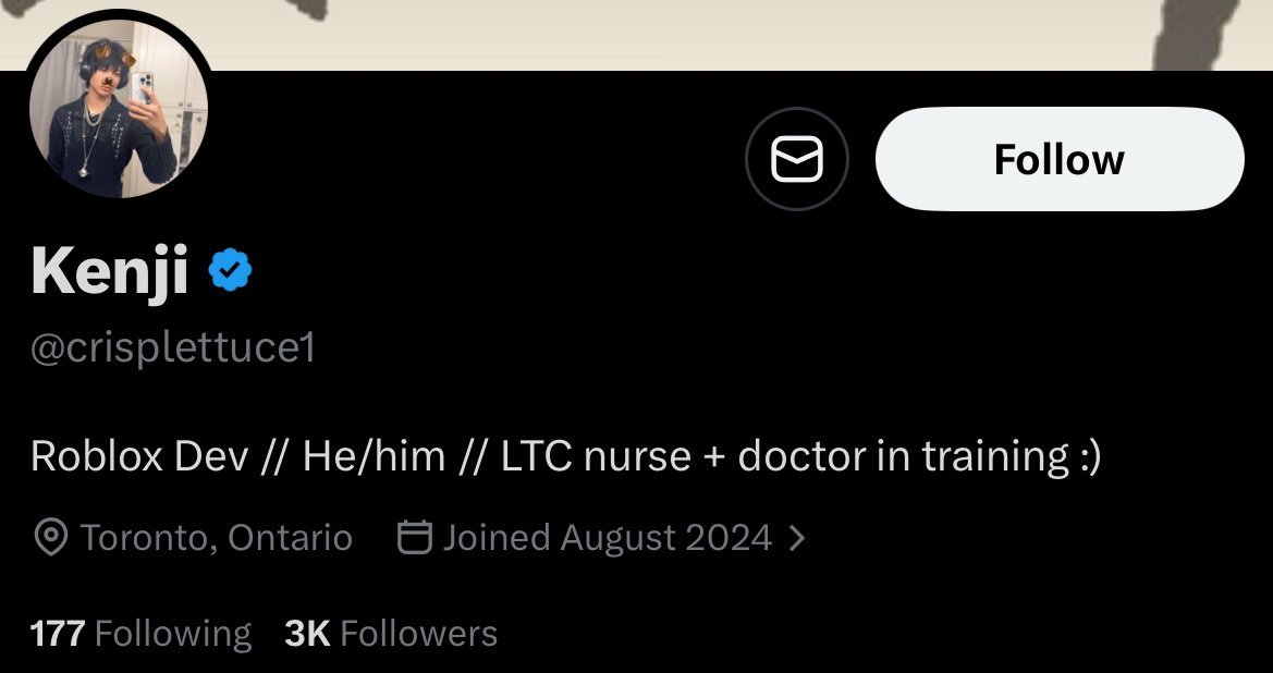 ‼️the tweet linked below shows a MASSIVE exposing thread which includes lots of proof of <a href="/crisplettuce1/">Kenji</a> being a repeated scammer/hacker(?)/fake gw acc (?)

he has loads of roblox usernames + all sorts of identities