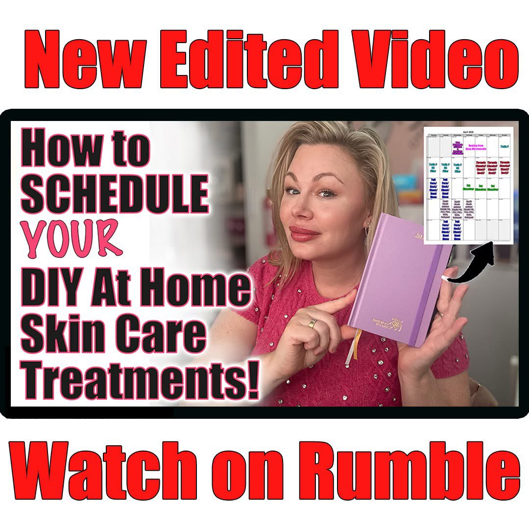 Wannabebeautyjc's tweet photo. New edited video!
How to Schedule your DIY At Home SKin Care Treatments!
Watch now on rumble https://t.co/a2ladGTmCv
Please remember code Jessica10 saves you money.
Please also subscribe! #wannabebeautyguru #diyskincare #athomeskincare #diymedspa #skincareover40 https://t.co/XCebyotkvd