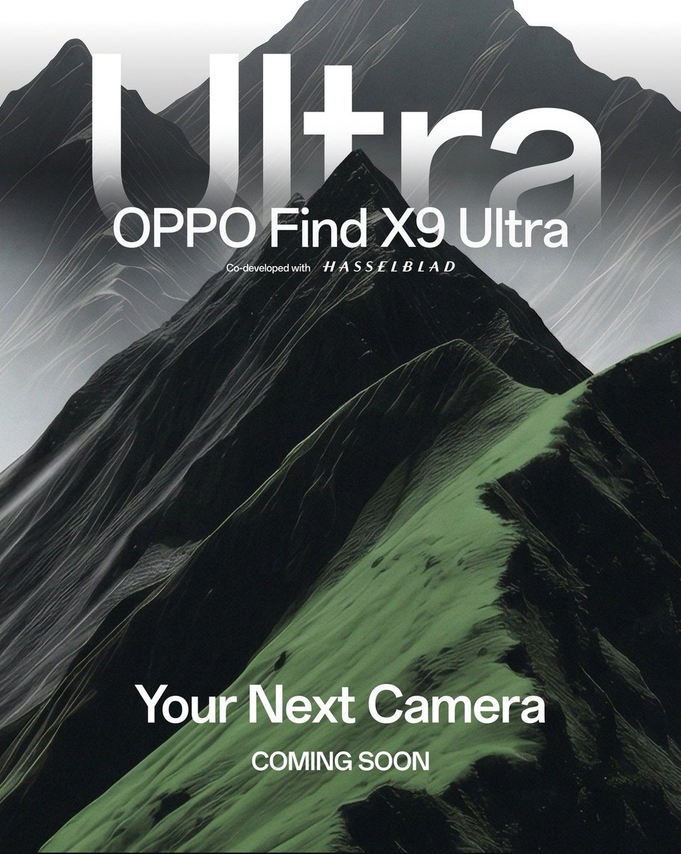 asadify80's tweet photo. Oppo find x9 ultra kommer att lanseras globalt

#OPPOFindX9Ultra https://t.co/cPaHg89f7o