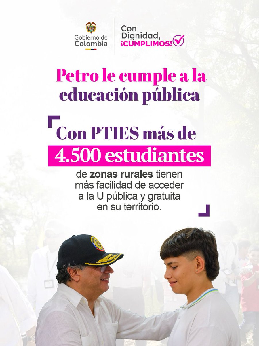 MissPoirot07's tweet photo. #PetroLeCumpleALaJuventud La reforma a la Ley 30 no es un anuncio vacío, es una decisión estructural que corrige años de desfinanciación en la universidad pública. Más recursos significan más cobertura, mejor infraestructura, fortalecimiento docente y garantías reales de permanencia para miles de jóvenes. Cuando el Estado invierte en educación superior, invierte en equidad y en futuro para Colombia.