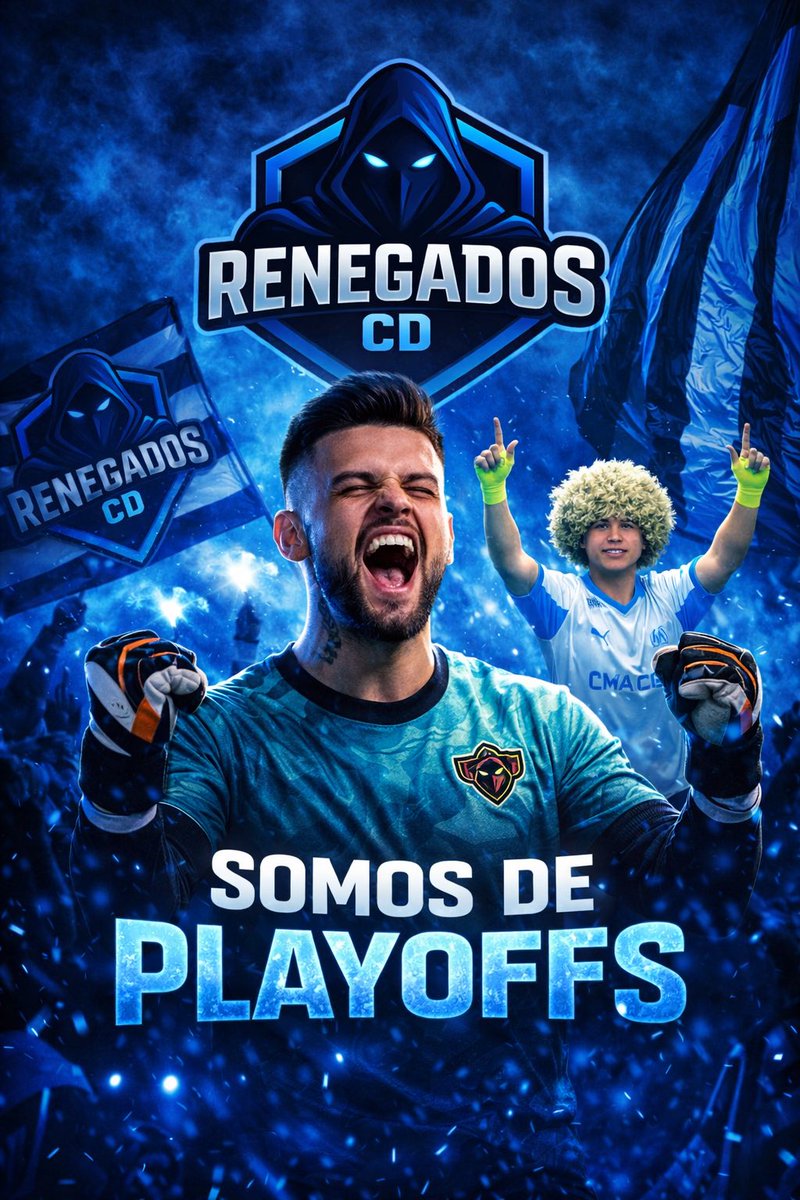 🗞️ 𝐍𝐎𝐓𝐈𝐂𝐈𝐀𝐒 | 𝐕𝐏𝐆 

Es oficial a falta del último partido de la competición, C.D. Renegados es equipo de playoffs de ascenso a 2ª división.

Enhorabuena equipo, seguimos confiando en el trabajo diario que realizáis y por supuesto orgullosos de lo conseguido hasta ahora