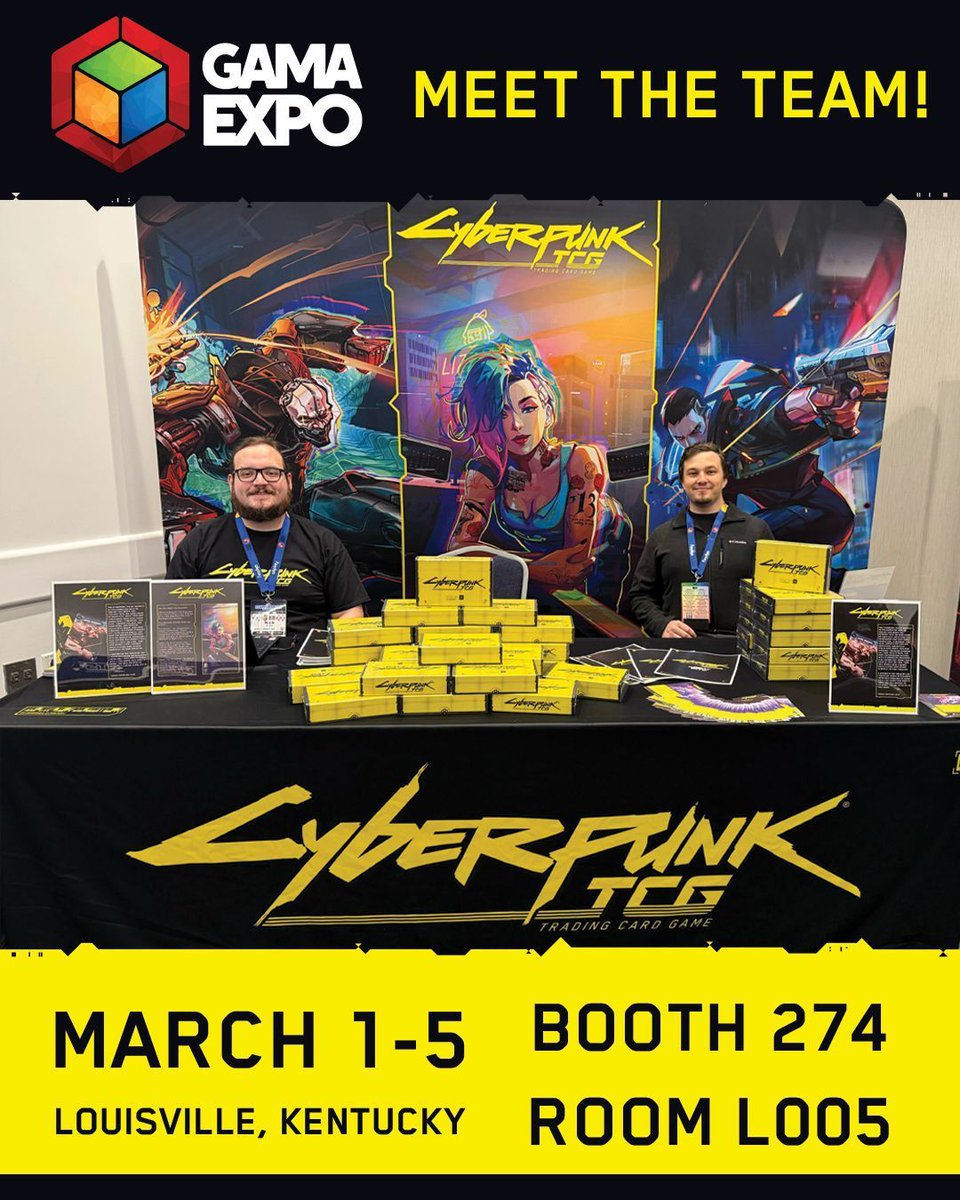 Cyberpunk Trading Card Game tweet media