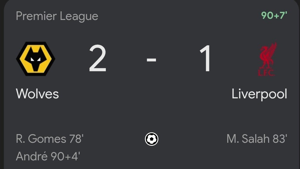FestusAgaba's tweet photo. Why did Wolves take so long to play well? They have been on form lately. Liverpool is their latest victim. Arsenal has been exonerated. https://t.co/mwmOZTFLPe