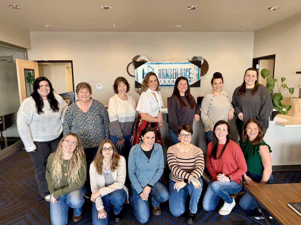 HansenRice's tweet photo. This week we celebrate the women who power Hansen-Rice.

From project and program management to HR, design, marketing, admin, and financial controls, their leadership and expertise drive our success.

We are proud and grateful!

#WomenInConstruction #TeamHRI #DrivenByExcellence https://t.co/p7I84D6M7h