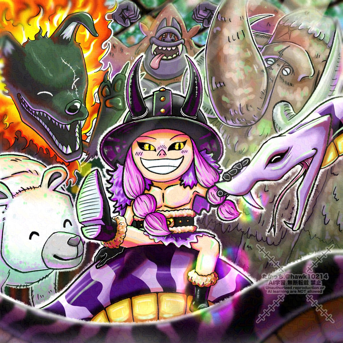 hawk10214's tweet photo. ONEPIECE 114巻
ウソップギャラリー海賊団 
掲載されましたーーーーー!!!!

久しぶりに載れて良かった...ε-(´∀｀;)
目指せ大賞!!! https://t.co/iaSzpjNYpM