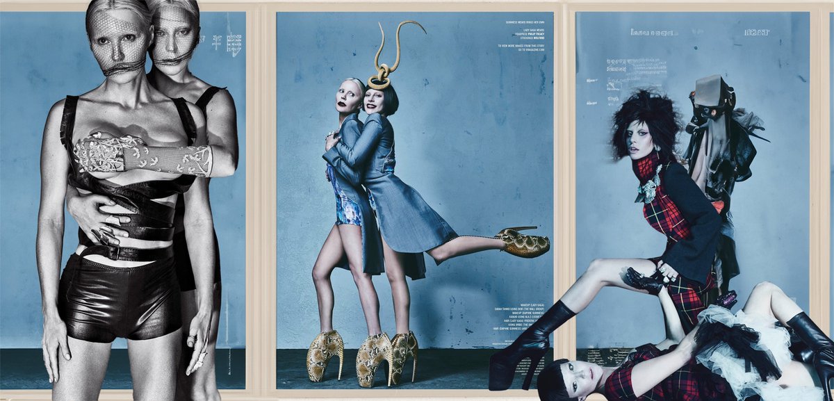 now i know you aren't talking about THE daphne guinness like that? that's literally gaga's fashion mother like mcqueen is her fashion father. she had an FIT exhibit on her eccentric shoe collection alone.

&amp; ps she &amp; gaga shot an homage editorial for lee back in 2016 for v mag.