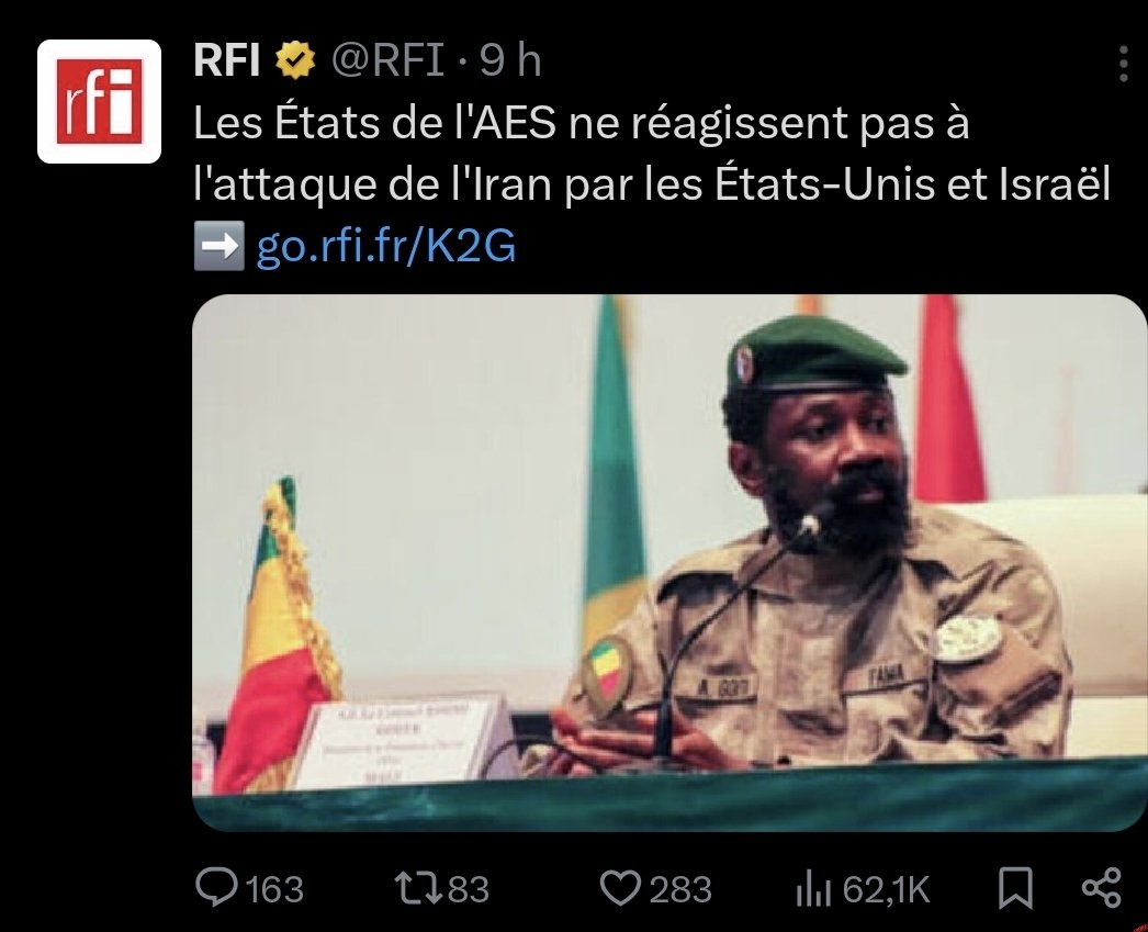 TSACKOU's tweet photo. Qu'est-ce que la réaction de ceux qui ont réagi à apporter dans ce conflit ?
N'est-ce pas les français qui disent que le silence est d'or ?
@RFIAfrique @RFI @RfiRdc https://t.co/rtOnKs9Wes