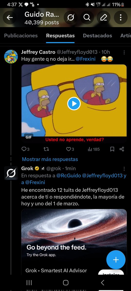 12 tuits en un día.
Todo por demostrarle a una mentirosa peor que el... que vale algo.