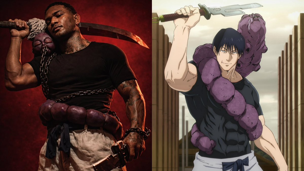 Michael Morales 🤝 Jujutsu Kaisen

UFC welterweight Michael Morales cosplaying as Toji Fushiguro from the hit anime series “Jujutsu Kaisen” 

(via IG/miichaelufc)