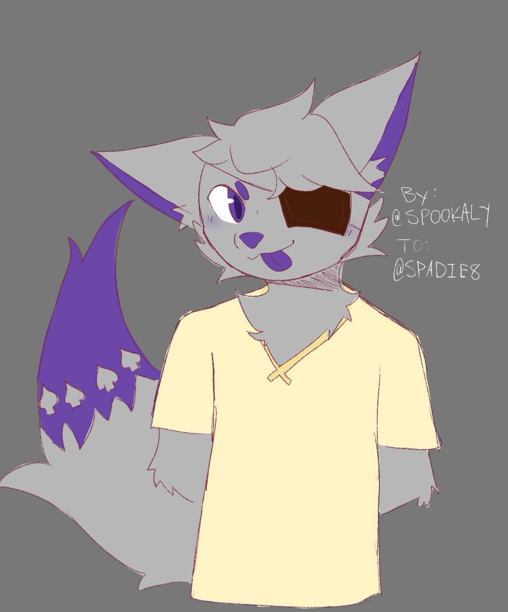 Spadie8's tweet photo. @INKU_D_Ocean My wolf https://t.co/G7SkccA2ZB