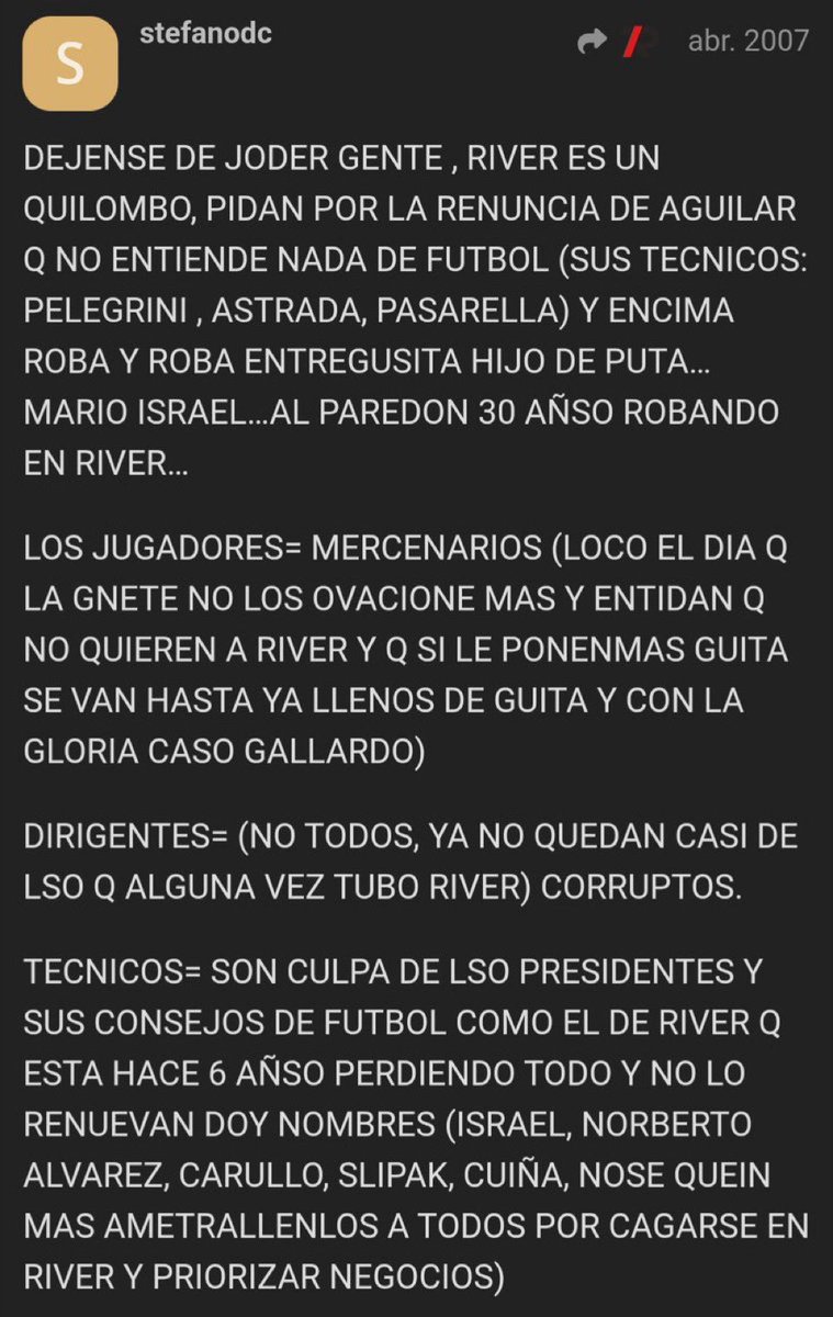 Sí que fuiste hostil en tu infancia Stefano querido