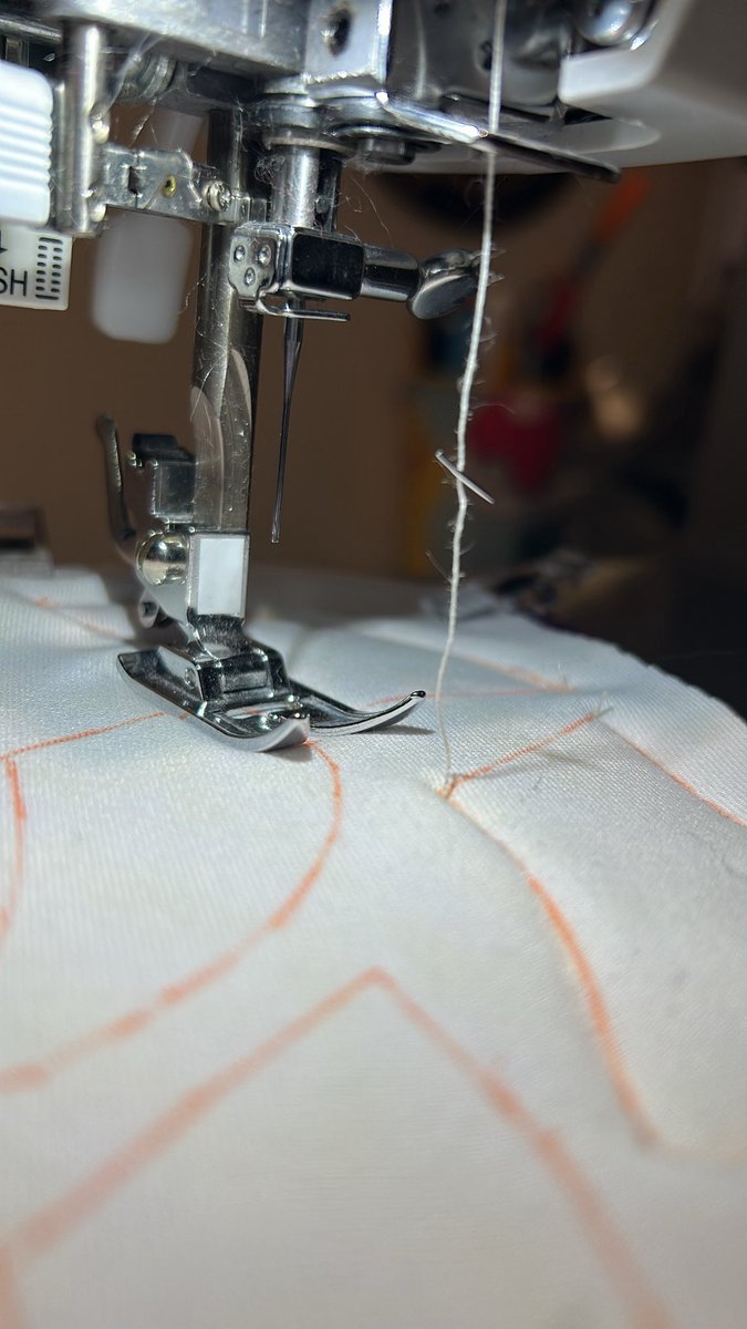 Whoever said sewing is calming is a liar