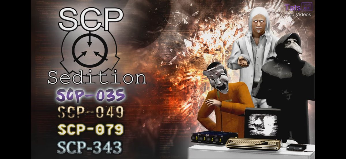 035skitten's tweet photo. I’m really excited for the new sedition tape. If you can’t tell. #SCP #scp035 #scp049 #scp079 #scp343 #scpsedition #scpseditiontapes https://t.co/HsAwyNDn2G