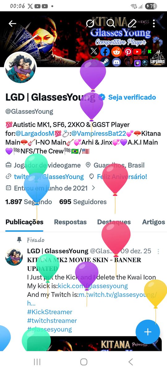 GlassesYoung's tweet image. Balloons🎈🎈🎈🎈🎈🎈 Balloons🎈🎈🎈🎈🎈🎈🎈
BALÕES🎈🎈🎈🎈 BALÕES🎈🎈🎈🎈🎈
HOJE É O MEU ANIVERSÁRIO
Today is my birthday
The birthday 🎂🎂🎂🎂of @GlassesYoung 
#glassesyoung
#twitterx 
🇧🇷/🇺🇸