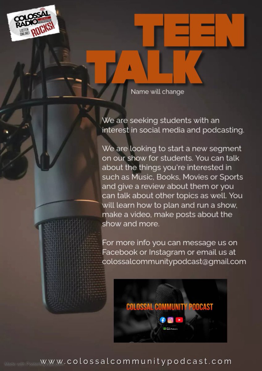 Colossal Community Podcast tweet media