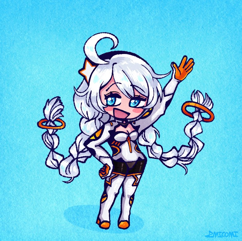 Micomi_Bite's tweet photo. A scrimbly Kiana 🧡
#HonkaiImpact3rd #崩壊3rd https://t.co/XSxDFgEfY5