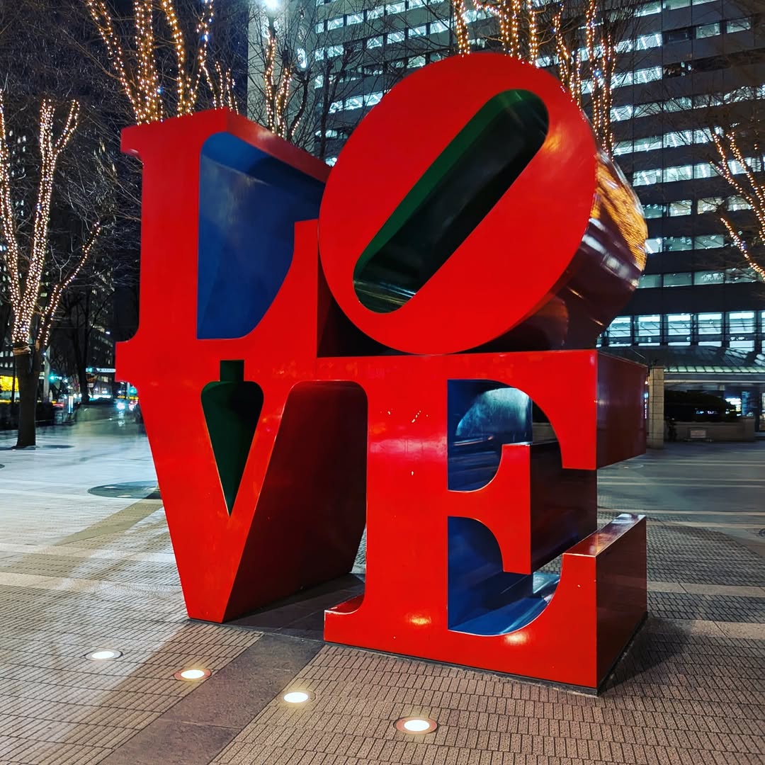 LOVE」ロバート・インディアナ（新宿アイランド） #新宿アイランド