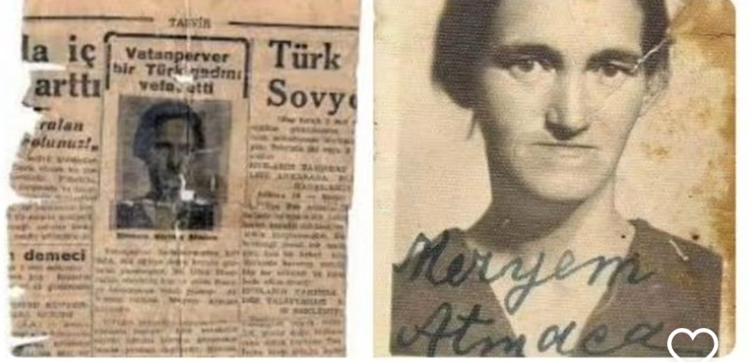 Cetin__1978's tweet photo. Resimdeki kadın kimdir biliyormusunuz?
I.Dünya Savaşı döneminde Rusya'ya esir düşen 1800 Türk askerini, Rusların elinden kurtarmak İçin babasından kalan 10.000 altını verip askerleri kurtaran Türk kahramanı Meryem Atmaca'dır.
Malesef 1945'de büyük yoksulluk içinde vefat etmiştir. https://t.co/MrhSvsFcvC