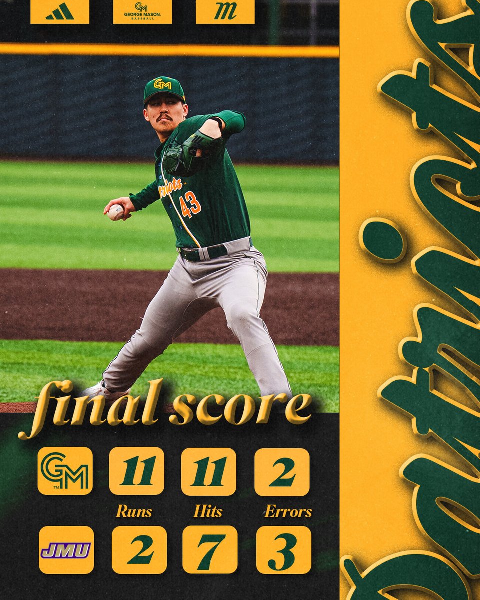 George Mason Baseball tweet media