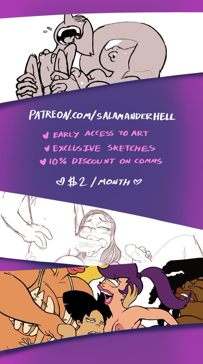 🔞Salamander Hell🔞 COMMS OPEN tweet media