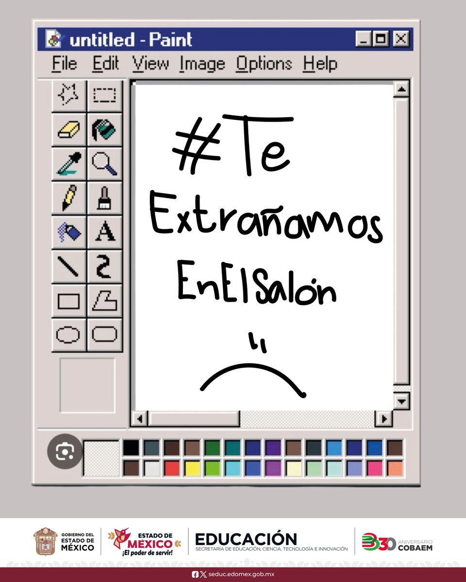 COBAEMex's tweet photo. #TeExtrañamosEnElSalón 📘 | En COBAEM creemos en las segundas oportunidades.
Tu educación es importante y tu regreso siempre será bienvenido. 🫱🏼‍🫲🏽

#SomosCOBAEM https://t.co/g9Gzt8jJmo