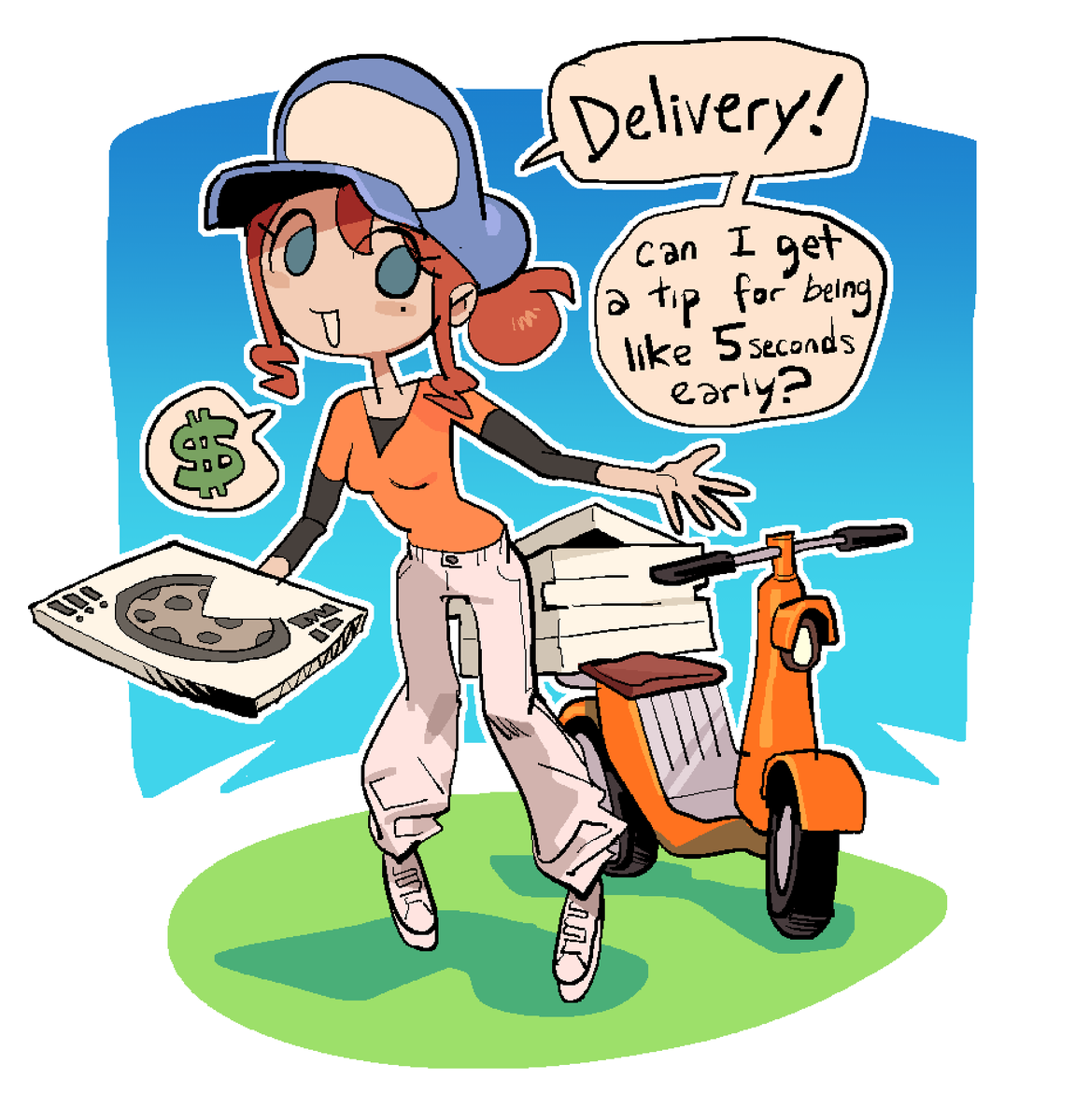 becky works very hard 