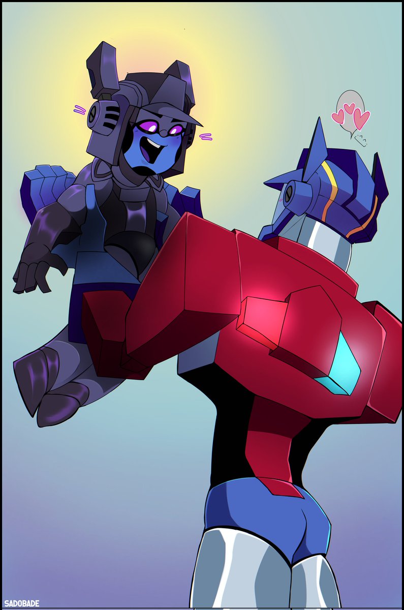 ChippWo00's tweet image. a small drawing about this family pff! 
#sparkling #megop #TFA #Transformers