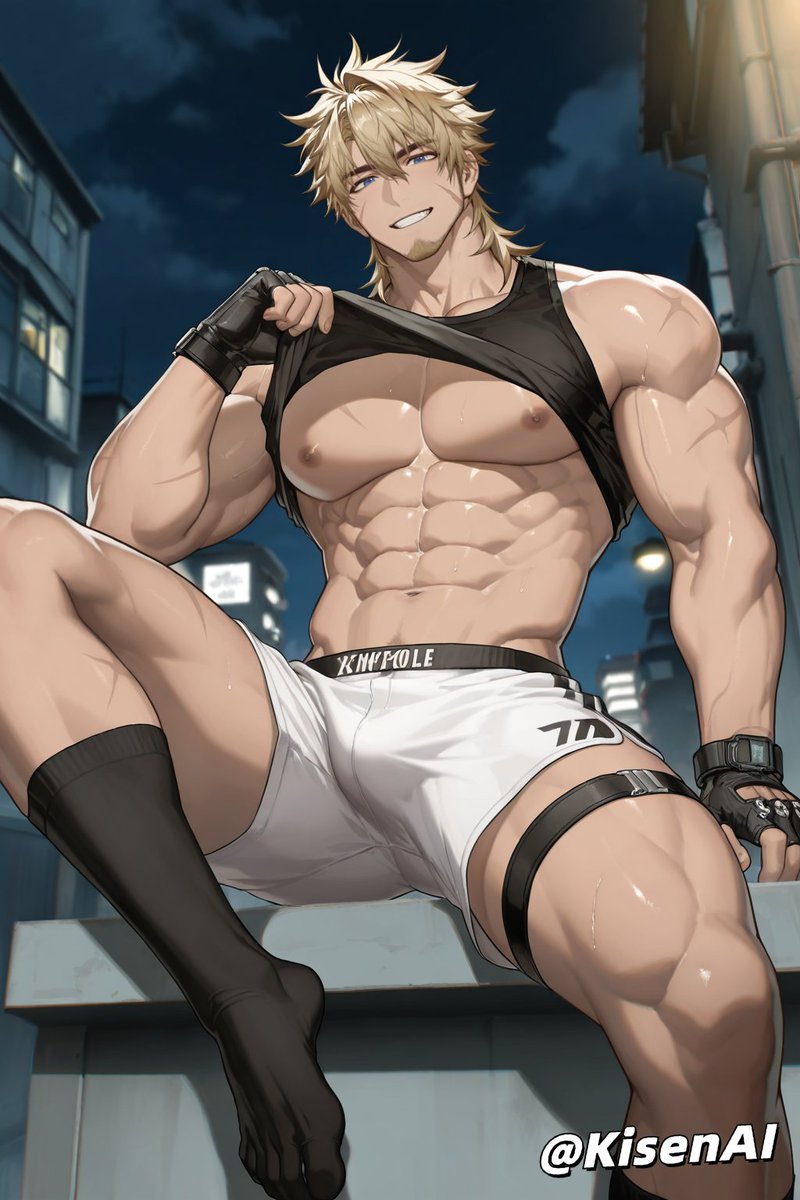 KisenArt's tweet photo. Varka~Sniff his under pants ~ 法尔伽的雄臭🤤
#aiart #Varka #varkagenshin #GenshinImpact #bara https://t.co/IAMv22gJxW