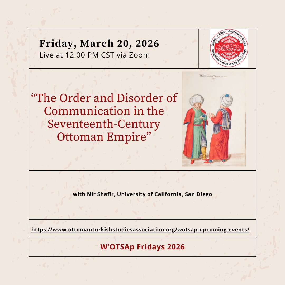 Ottoman and Turkish Studies Association tweet media