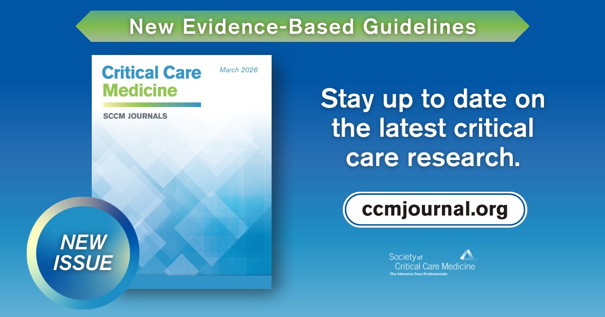 Critical Care Medicine tweet media