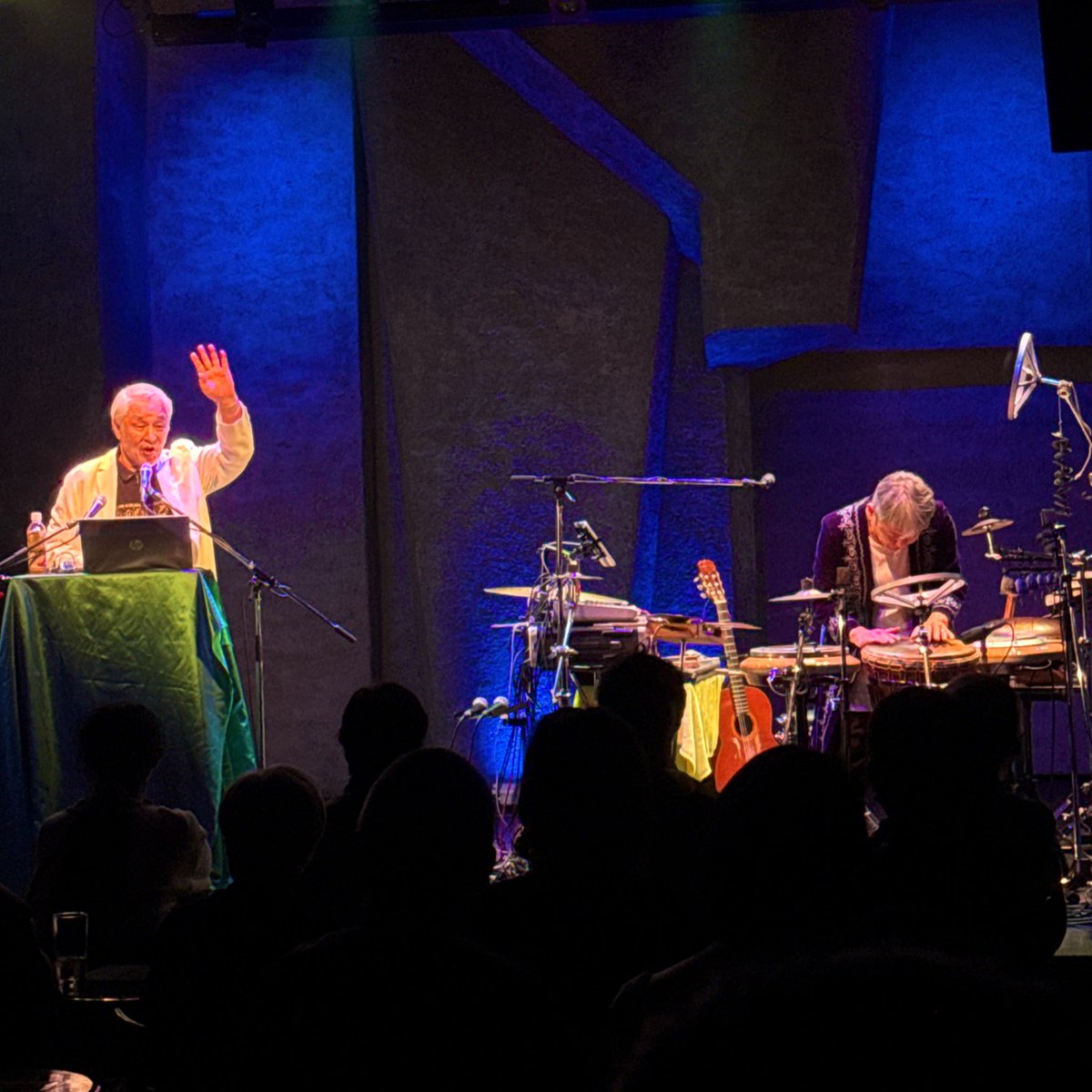 原田大二郎×佐藤正治 〜朗読とパーカッションの新世界〜 tweet media