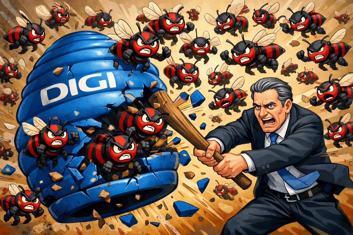 🔥Una vez más, DIGI ha vuelto a golpear la colmena. 
Más presión.
Más objetivos inalcanzables.
Más recortes.
Más pérdida de derechos.⤵️
