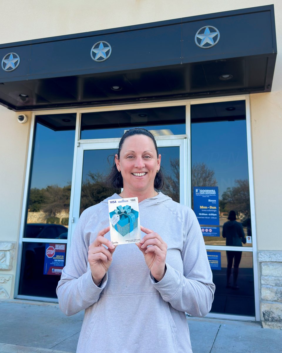 goodwillsa's tweet image. Congrats to Richard and Joanna for being our January Customer Ambassador Program winners! 💙🎉

Want in? Join the program and you could win a $100 VISA Gift Card! 💳

👉 goodwillsa.org/store-promotio…

#Goodwill #GoodwillSanAntonio #GoodJobEveryone👍 #Thrift #Thrifting