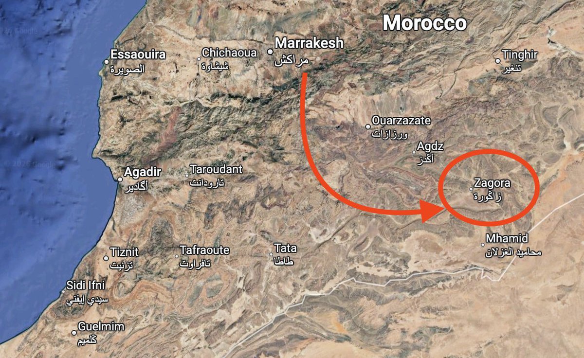 MoroccanArabs's tweet photo. زاغورة الصربية 😅
زا خلف
غورة الجبل

خلف الجبل

لكن زاغورة نفسها على الجبال. الزقورة جبال الآلهة (أبراج معبدية مدرجة) في حضارة ما بين النهرين (أم الحضارات)

(الصورة بالسهم الأحمر من التغريدة الأصلية ل@KEBuHCAH)

أحيانا يحتفظ اللسان بذاكرة ضاربة في التاريخ https://t.co/RfptAzwXOm