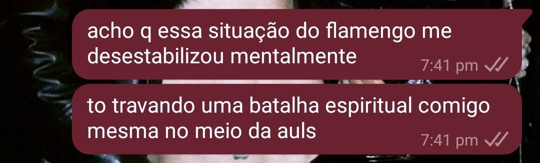 quem me dera fosse só futebol, semana que vem vou ter que explicar pra minha psicóloga como eu tava bem e horas dps um TIME me tirou dos trilhos