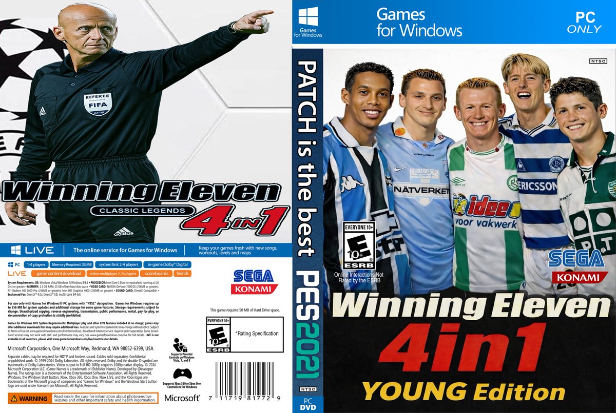 PES2021 CLASSIC LEGENDS 4 IN 1 tweet media